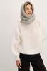 Soft Haven alpaca wool balaclava gray