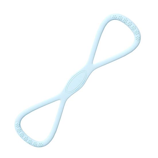Figure 8 Fitness Resistance Band Anti-slip Silicone 35Lbs Men Women Chest Expander Elastic Strap Shoulder Stretch Yoga Tension Rope