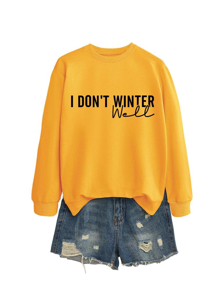 Women's Casual European & American Winter Pullover Sweatshirt