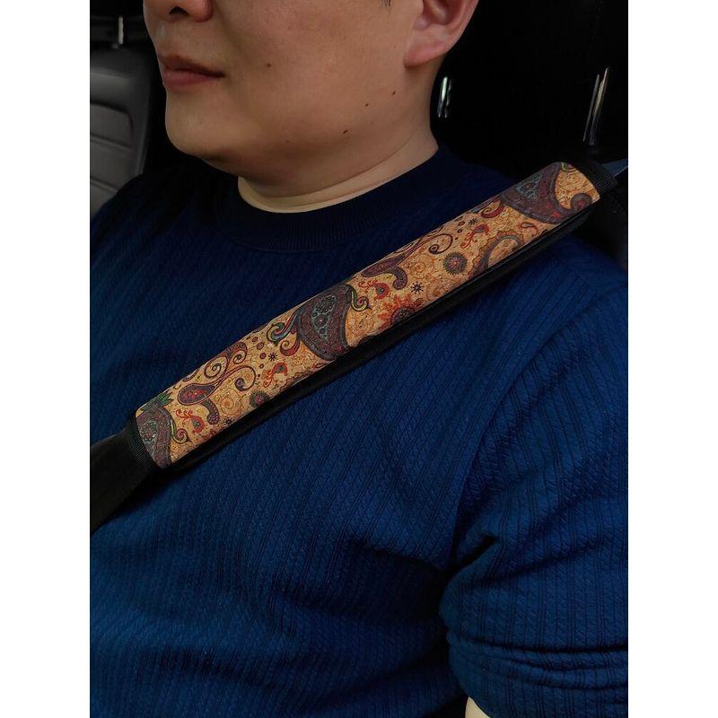 JDM Automobile Seat Belt Shoulder Protector National Style Cartoon Style All Year Round Neutral Long Seat Belt Jacket