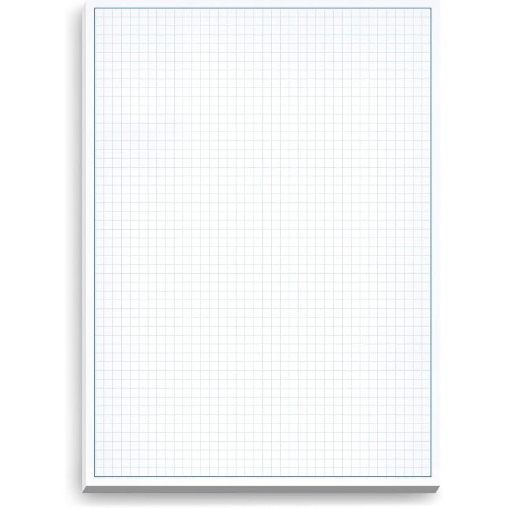 Graph Paper Pad for Blueprint Drawings, Drafting, Engineering Drawing, and Planning - Graph Paper 11x17 Blueprint Quadrille Grid Paper Pads with Blue