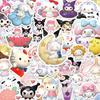 10/30/50/120pcs Mix 3D Anime Stickers My Melody Kuromi Cinnamoroll Notebook Luggage Guitar Laptop DIY Cute Cartoon Decals
