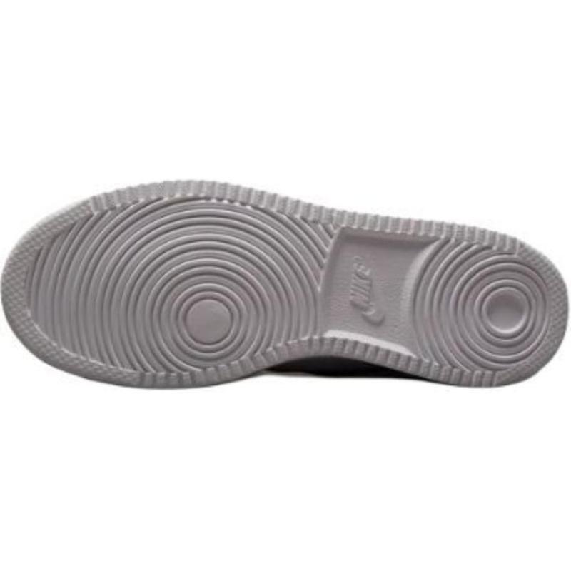 Nike Court Borough Abrasion Resistant Shock Absorbers Mid Top Kids' Skateboarding Shoes White Black Teenagers Sneakers 839977-101