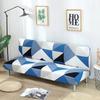 String Printed Folding Sofa Furniture Bed Cover Sofa Protector Covers Stretch Double Seat Cover Slipcovers For Living Room Area Geometric Print