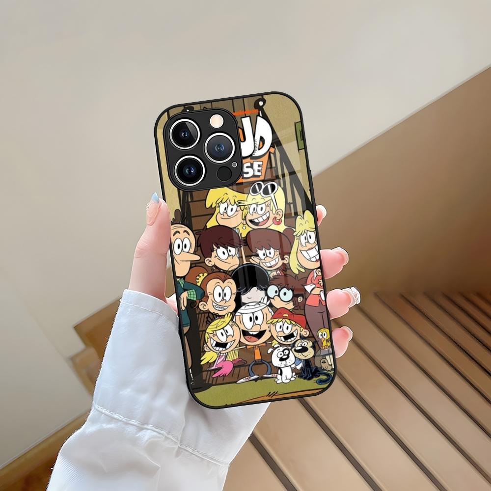 The LoudS H-HouseS Phone Case Tempered Glass For IPhone 13 17 15 16 14 12 11 Pro Max Plus Mini XR XS SE2020 Coque