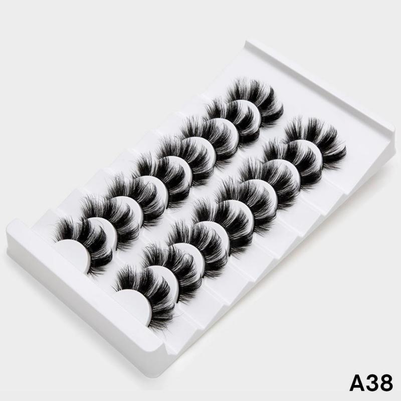 Fluffy Lashes 8/5pairs Eyelash Extensions De Cils Makeup Beauty False Eyelashes Wholesale Lashes Natural Wispy Lash-lifting