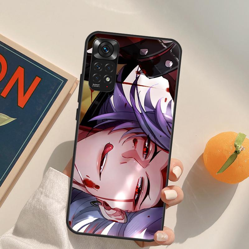Genshin Impact Arataki Itto Case For Xiaomi Redmi Note 10 11 8 9 12 Pro Redmi Note 12S 11S 10S 9S 9C 10C 10A 12C Coque