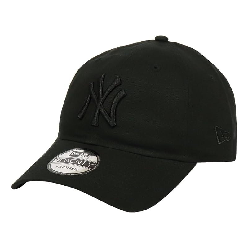 

[New Era] cap 9TWENTY MLB major league men s ladies low cap brand logo hat baseball unisex golf NEWERA new york yankees essential all black [product]