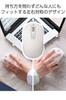 ELECOM Wireless OSMOD Bluetooth Connects to Up to 2 6 White [Renewed] Mouse, Silent, Rechargeable, Six, 2.4GHz Dual-Pairing, Devices, Buttons,