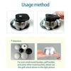 Professional Magnetic Security Label Removers Tool for Retailer Consumer Electronics Aluminum Fastener Detacher Unlocker