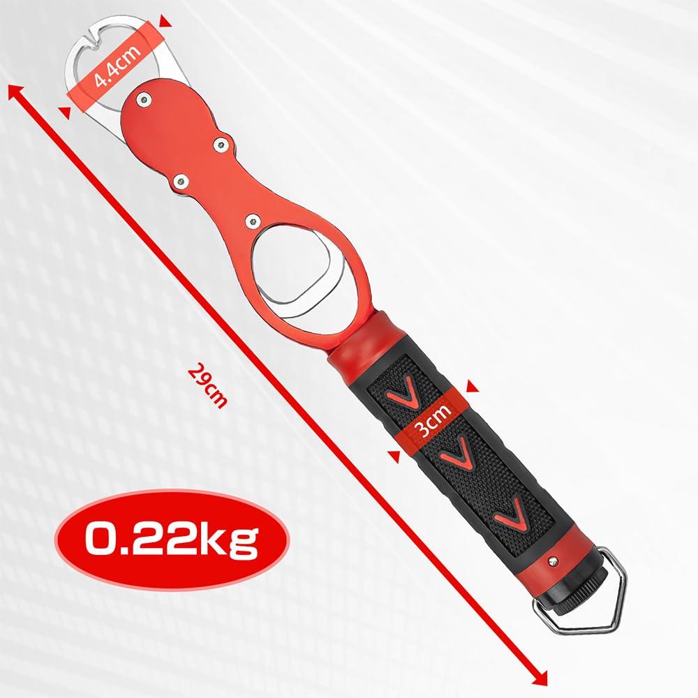 SINTYAN Fish Grip with Weighing Maximum Load Capacity Rotating Drop and Function, 30kg, 360-Degree Grip, Anti-Slip, Prevention, Heavy-Duty,