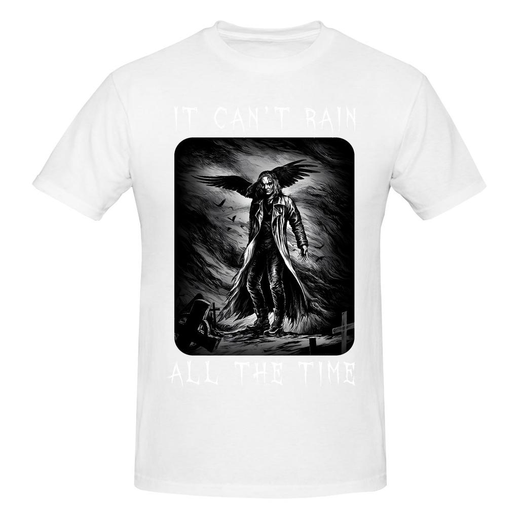Divertente Eric Draven Non Può Piovere Per Sempre Maglietta Stampata Unisex Maglietta Unisex Sport Unisex