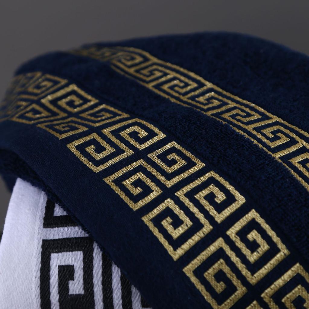 2Pcs Bathroom Cotton Towels Set 35x75cm 70x140cm Brown White Blue Hand Face Bath Towel Soft Gift Absorbent Sport Towel