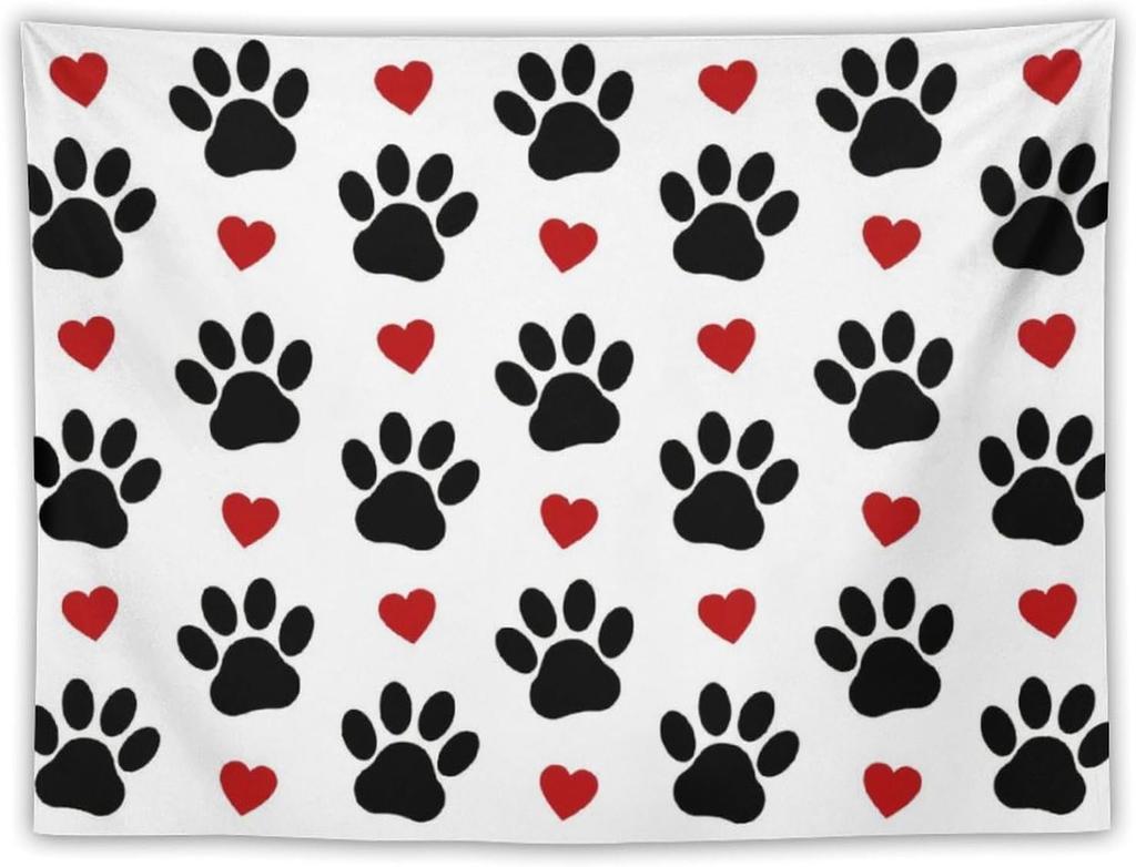 Black White And Grey Leopard Print Cute Tapestry Wall Hanging, Beautiful Bedroom, Living Room Decoration Suitable for Everyone
