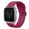 Für Garmin Venu SQ 20mm einfarbiges weiches Silikon-Uhrenarmband
