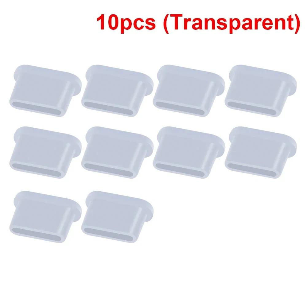 1-10pcs Type-C Dust Plug USB Charging Port Protector Silicone Anti-dust Plug Cover Cap for Samsung Huawei Xiaomi Phone Dustplug