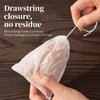 100Pcs Disposable Tea Bag Pouch Empty Non-Woven Fabric Drawstring Bag For Tea Infuser Spice Loose Coffee Seal Filter Mesh Bag