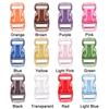 quality 3/8" 10mm Curved Dog Collar Strap Webbing Outdoor Tool Camp Bag Parts Side Release Buckle