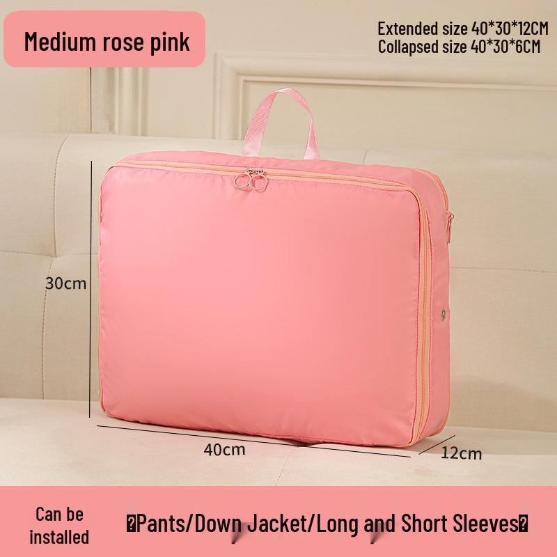 Expandable Double-Layer Waterproof Garment Bag for Travel and Home Storage