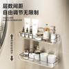 Multi-purpose transparent wall-mounted rack Transparent material Layer spacing Free adjustment Widening and heightening Protection Drop