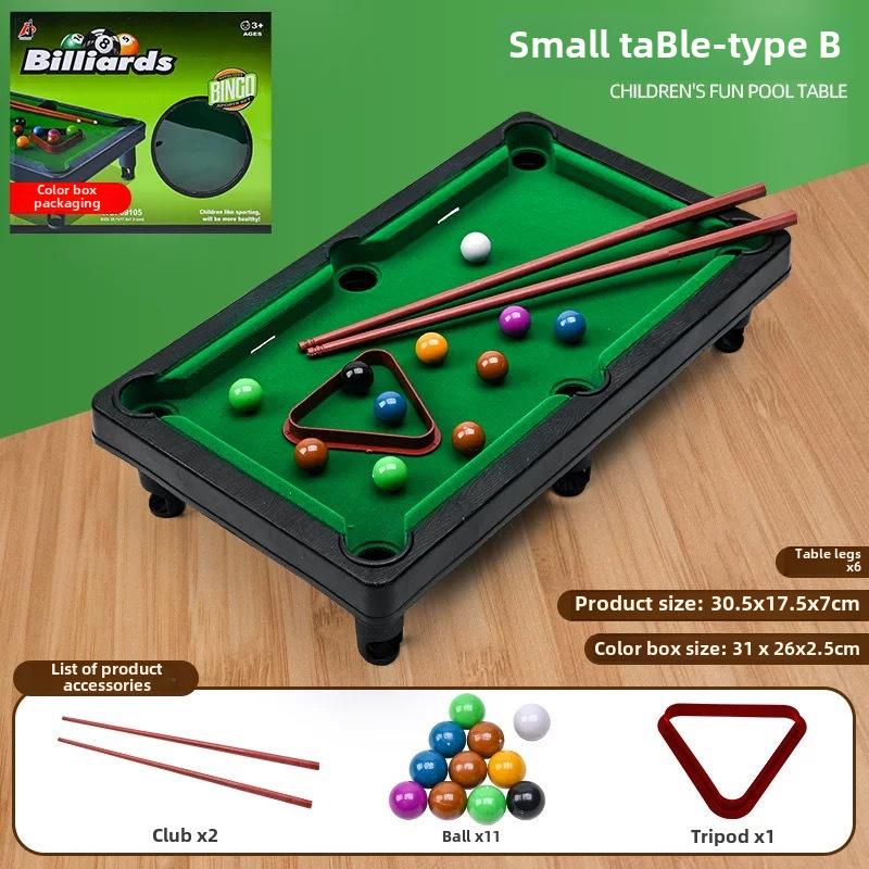 

Мини Игрушечный Бильярдный Стол для Детей - Игра в Бильярд в Помещении для Мальчиков, Интерактивный Настольный Подарок для Родителей и Детей