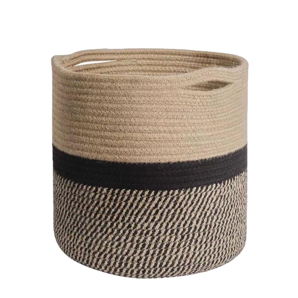 Wide Application Woven Storage Baskets For Home Office And Garden Flower Pots Home Decor Laundry