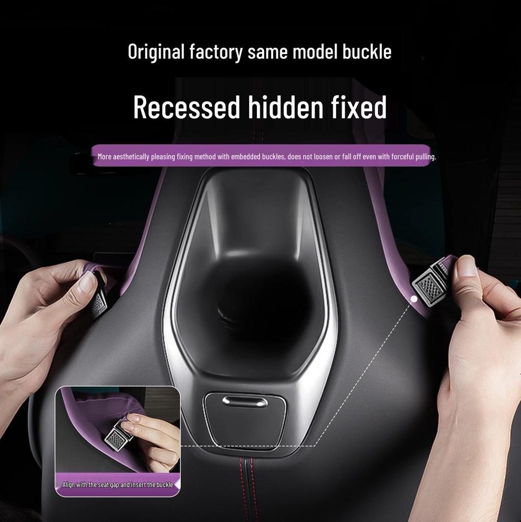 Xiaomi SU7 Leather Headrest & Lumbar Car Neck Support Pillow