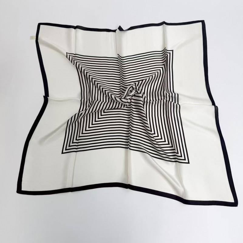 90cm Square Silk Scarf 100% Mulberry Thin Sun Protection Shawl Fashion Office Lady