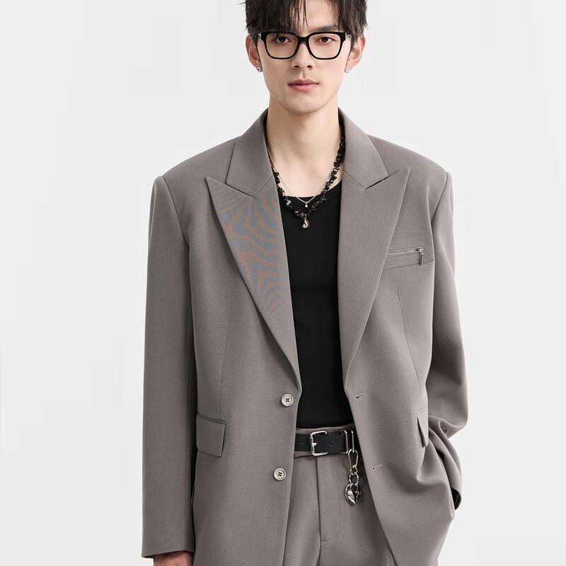 Earl Joel Men's Casual Tencel Wool Blend Suit Jacket