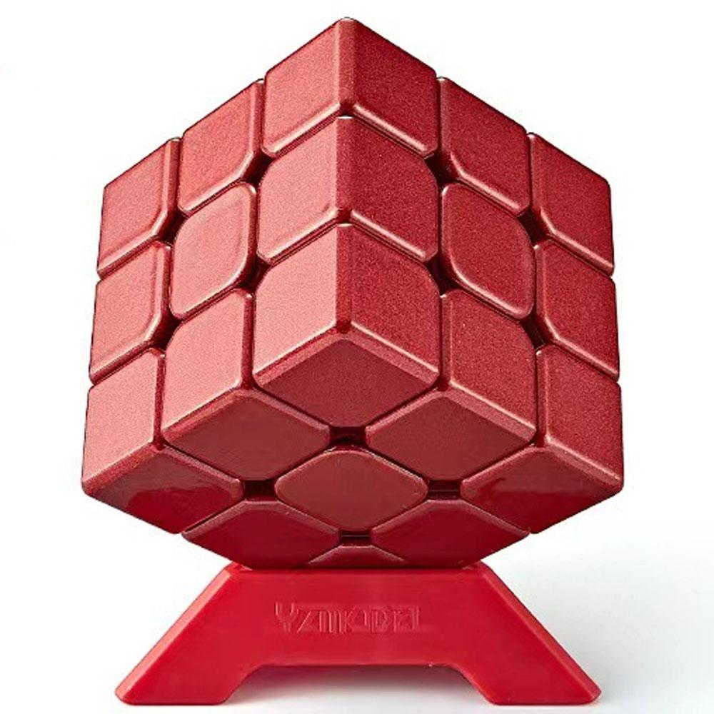 Metal Fast Classic Hungarian Magic Cube 333 3 x 3 Puzle 3D Shiny 3*3*3 Hra Dítě 8 let Muž Jedna barva Černá Červená Žlutá Stříbrná