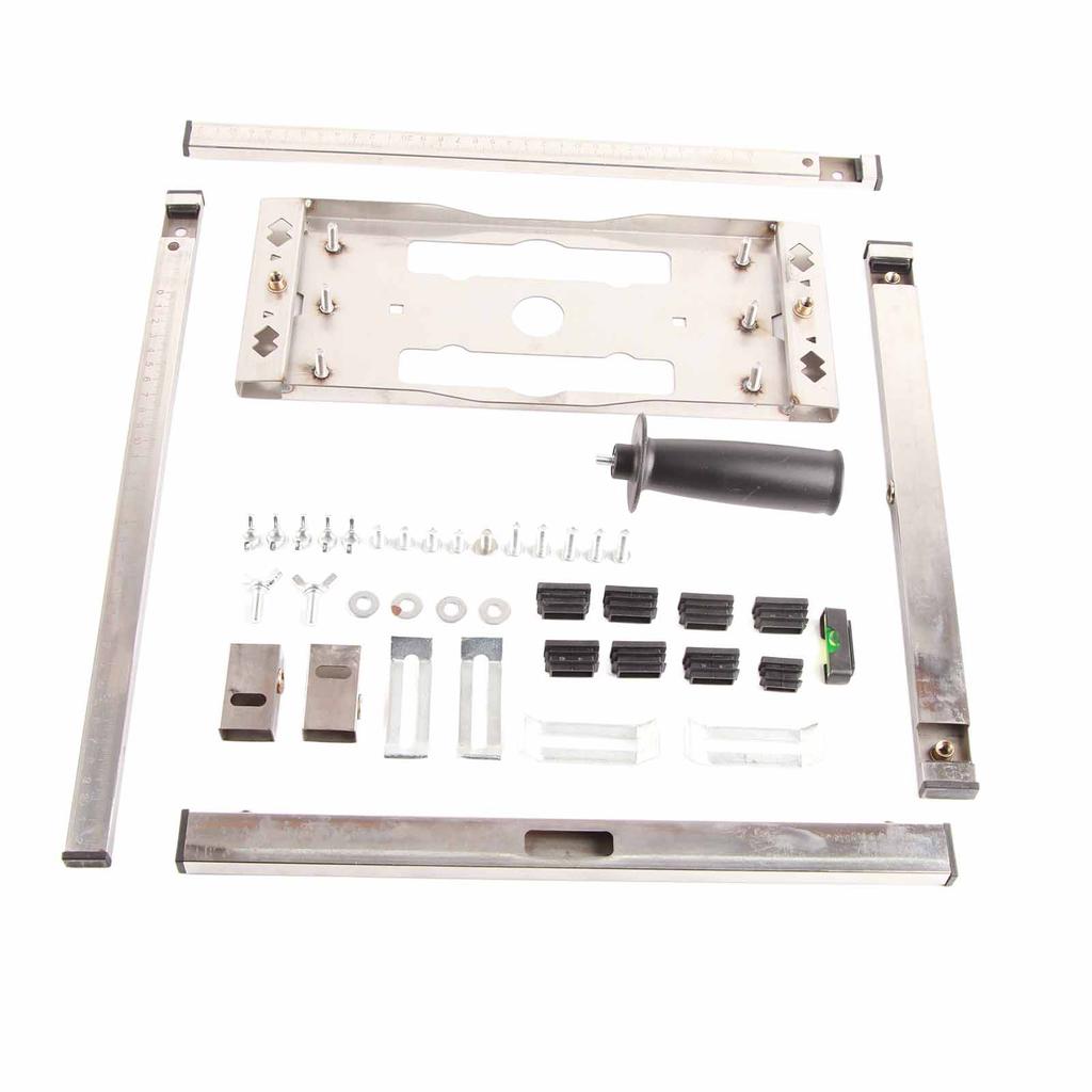 Steel Edge Guide Positioning Cutting Board Cutting Machine Portable Saw Bottom Board Multi Function Wood Modified Positioning Frame Tool