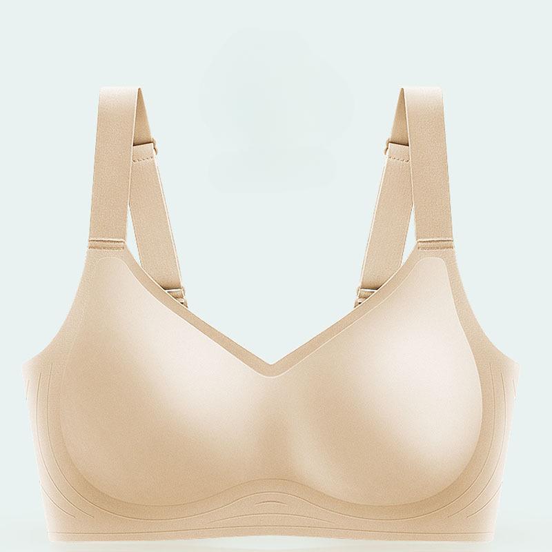 

Цельная тонкая часть нижнего белья с кольцами из нержавеющей стали, собранная для сбора пороков груди без следов бюстгальтера 3XL