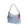 COACH Laurel Fabric Hobo Bag Shoulder Bag Large Women's Denim Blue CEF26-IMNIM