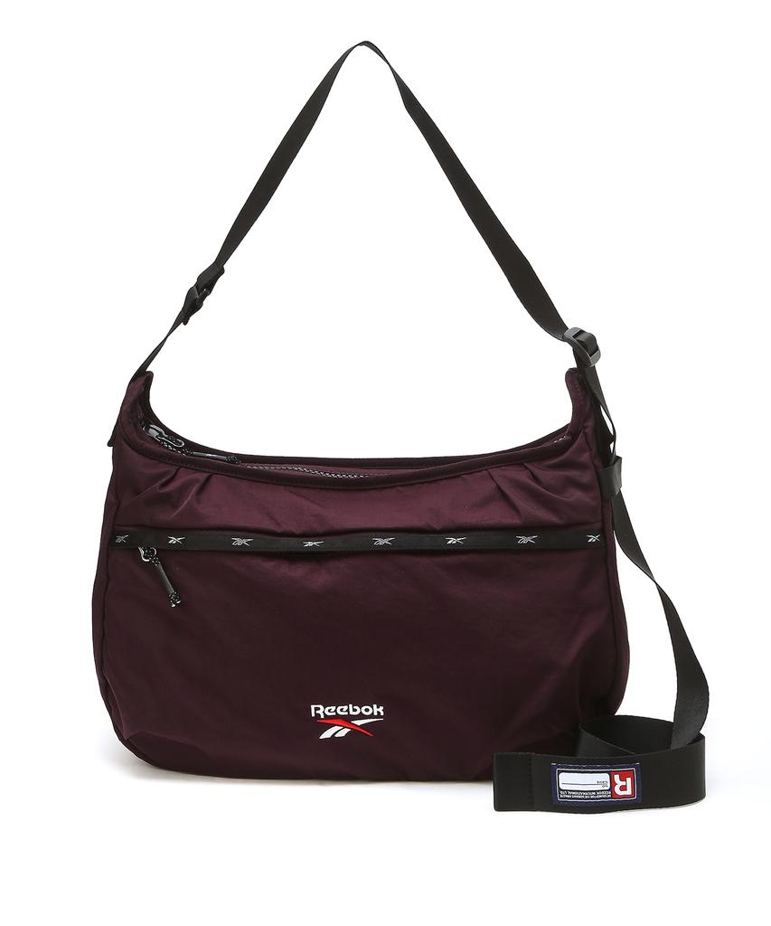 Reebok Primary Nylon Crossbody Bag - Burgundy
