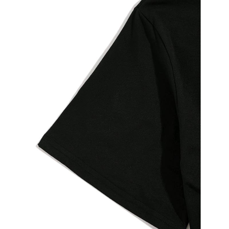 Europäische Größen Herren Kurzarm T-Shirt mit Aufdruck für den Sommer im Freien