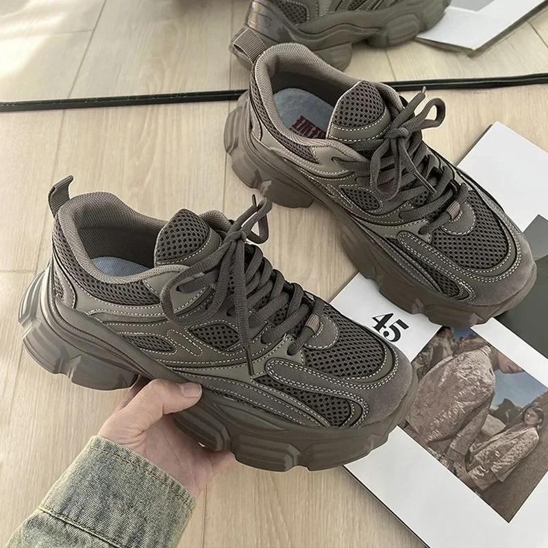 Sports Shoes for Women In Autumn and Winter 2025 Popular Dad Shoes Thick Soled Sports and Leisure Shoes