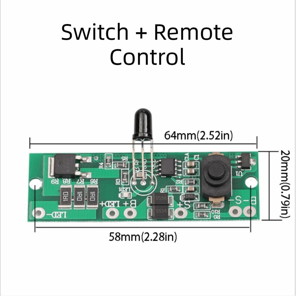 Remote Control Solar Street Light Controller Module Circuit Board Solar Lamp Board  Street Lighting