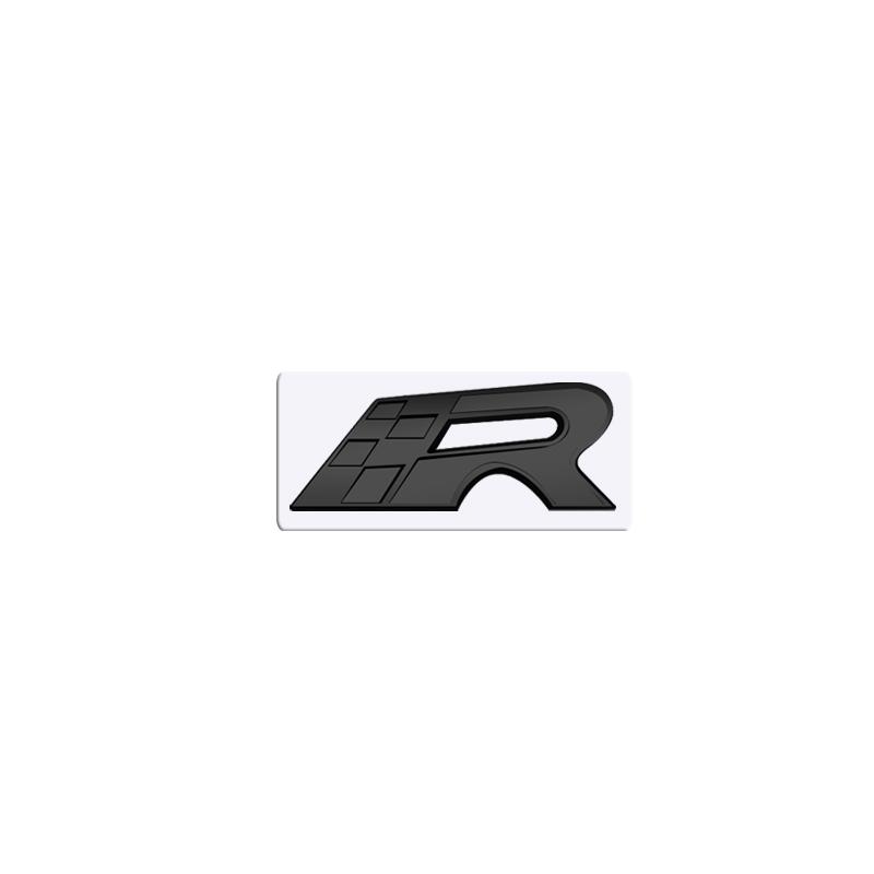 Metall 3D R Frontgrill Aufkleber Auto Heckklappe Karosserie Emblem Abzeichen für SEAT Leon Ibiza 300 6J 6L Alhambra Exeo Altea Ateca cupra