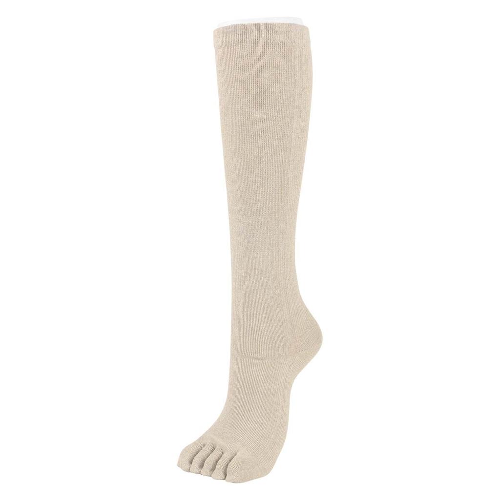 Naigai Comfort Cotton Blend Compression Socks Support Socks with Deodorizing Yarn in the Toes and Heels for a Smoothing 03022389 Women's (25hPa), Fit,