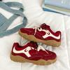 2025 Women's Red German Hiking & Casual Lightweight All-Match Skate Shoes