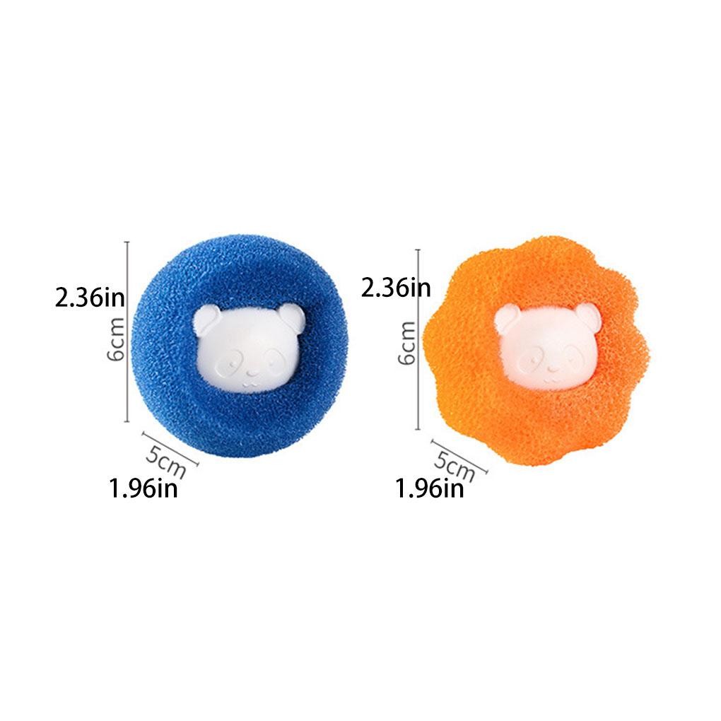 3pcs Laundry Ball Reusable Clothes Cleaning Tool Lightweight Household Filtering Balls Water-resistant Cat Dog Hairs Catcher