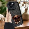 Phone Case: 2D Flat Design Suitable for iPhone 18 17 16 15 14 13 Pro Tiered Protective Case, Red Frame Sunglasses, Christmas and Halloween Gifts