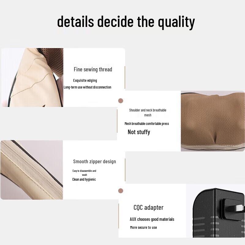 Aux BR-ZR13 Shoulder Neck and Waist Massager