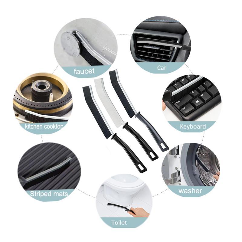 3-6Pcs Crevice Cleaning Brush Durables Car Kitchen Tile Grout Dead End Bristle Cleaning Brush Bedroom Floor Line Cleaning Brushe