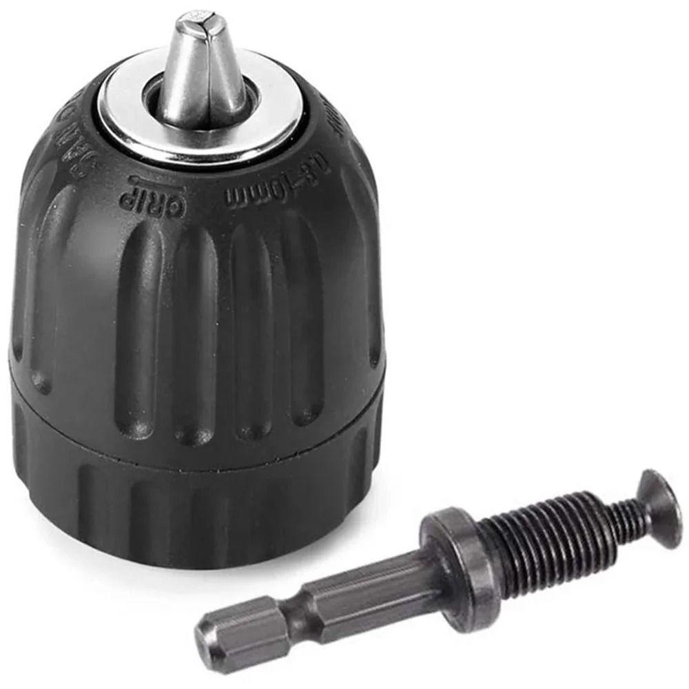 1Pcs 3/8" To 24UNF Thread Quick Change Adapter 0.8-10mm Impact Driver Conversion Tool