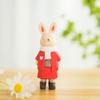 Tierfigur aus Holz, moderne minimalistische Heimdekoration, Kinderzimmer-Schreibtischaccessoire