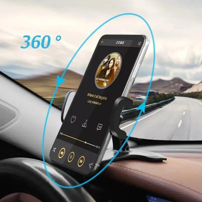 Universal Car Phone Holder Stand Dashboard Car Clip Mount GPS Bracket Car Mobile Phone Support In Car For iPhone Xiaomi Samsung