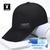 black cap with tri-color logo