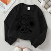 Kids Crew Neck Sweatshirt, Cute Bull with Sunflowers Print, Soft Cozy Pullover for Autumn & Winter