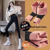 Women's High-Waisted Fleece-Lined Shark Leggings: Winter Warm Slimming Yoga Pants